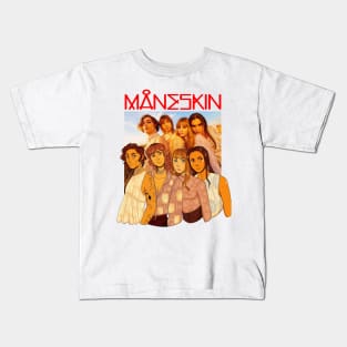 Draw - Maneskin Kids T-Shirt